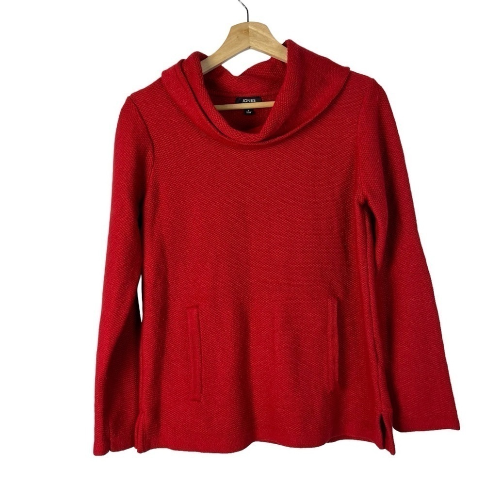 Jones New York Cherry‎ Red Cowl Neck Pullover Sweater S